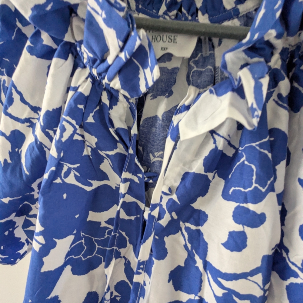 Tuckernuck Blue and White Floral Mini Dress - Picture 2 of 4